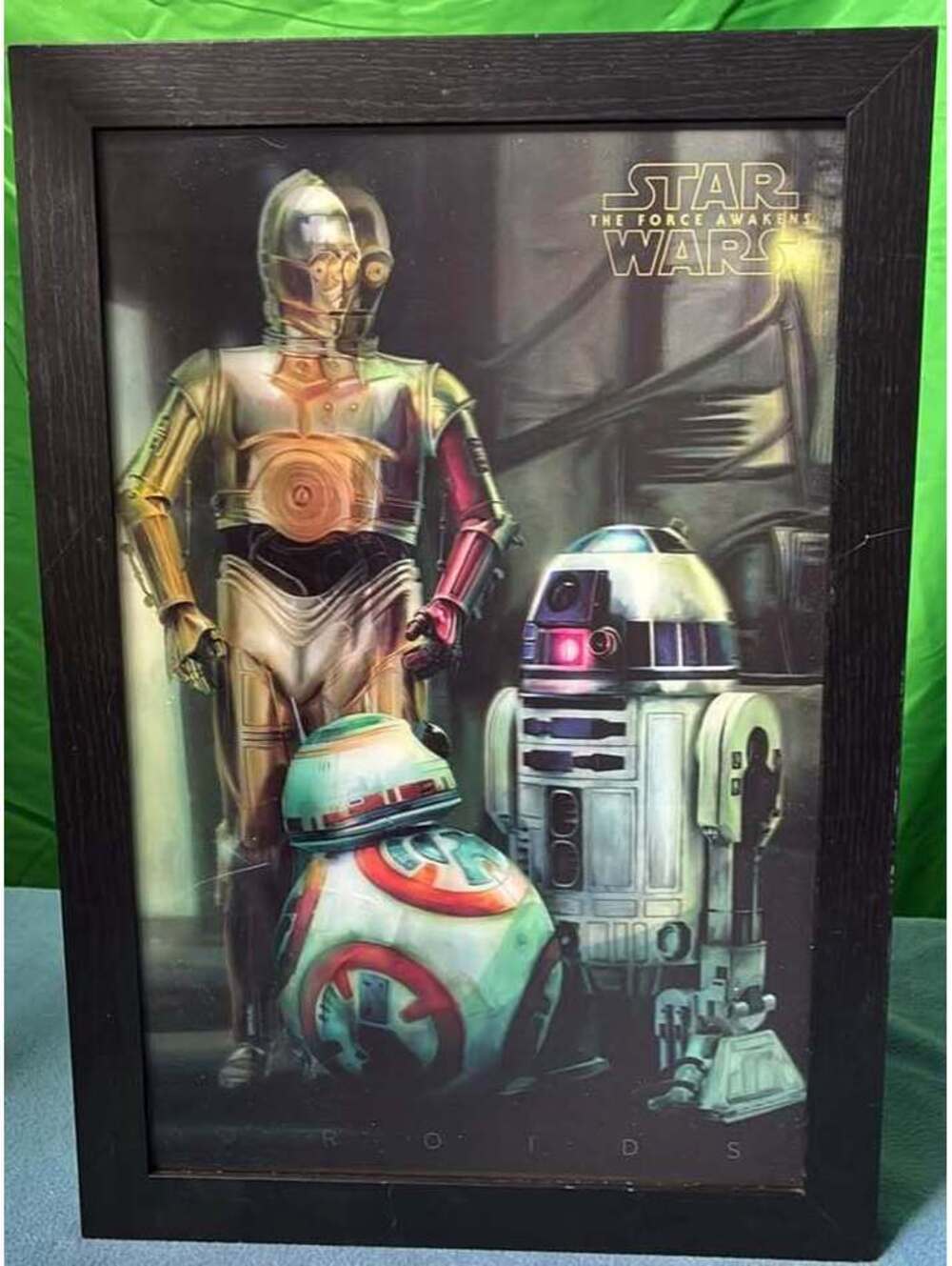 Star Wars: The Force Awakens Droids Framed Hologram Print